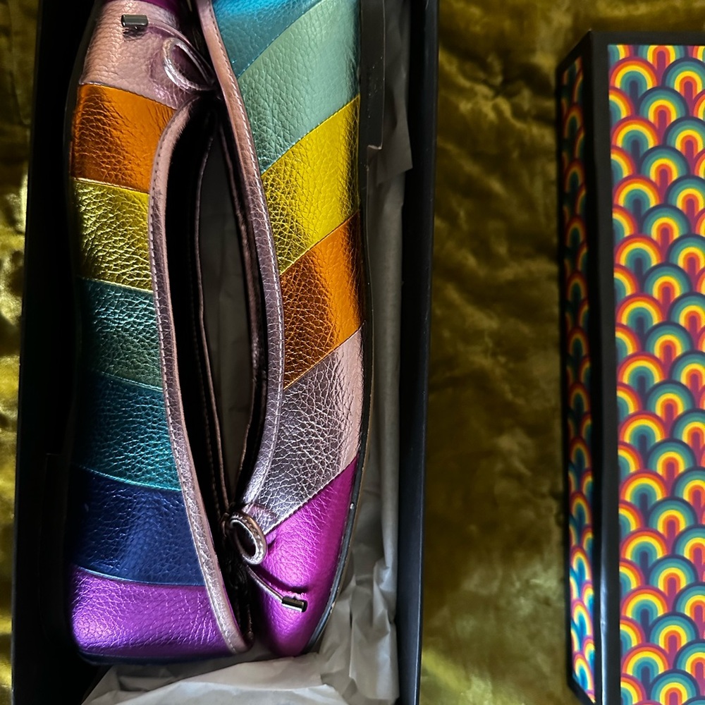 COPY - Rainbow Kurt Geiger Flats